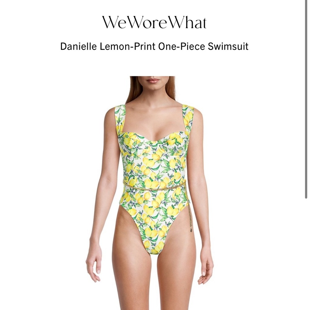 We wore what lemon print